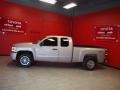 2009 Silver Birch Metallic Chevrolet Silverado 1500 LS Extended Cab 4x4  photo #7