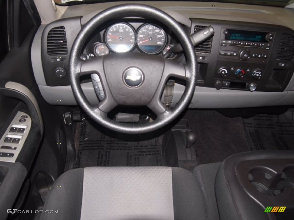 2009 Silverado 1500 LS Extended Cab 4x4 - Silver Birch Metallic / Dark Titanium photo #13