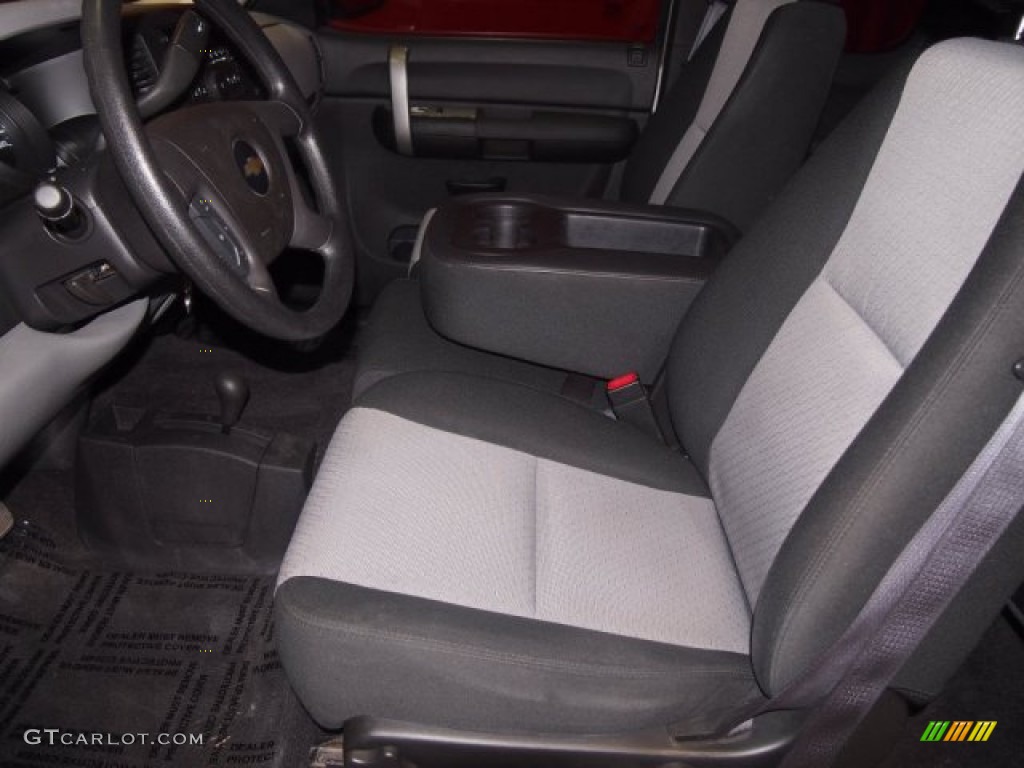 2009 Silverado 1500 LS Extended Cab 4x4 - Silver Birch Metallic / Dark Titanium photo #14