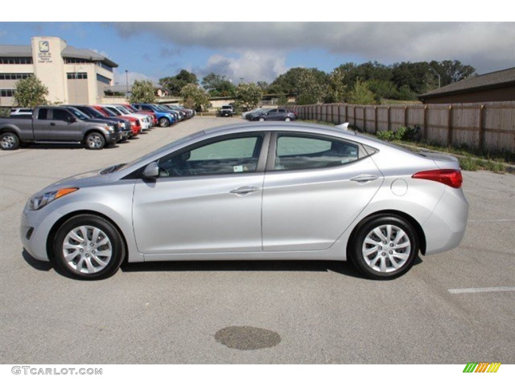 2012 Elantra GLS - Silver / Gray photo #3