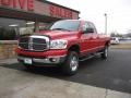 Flame Red 2008 Dodge Ram 2500 Big Horn Quad Cab 4x4