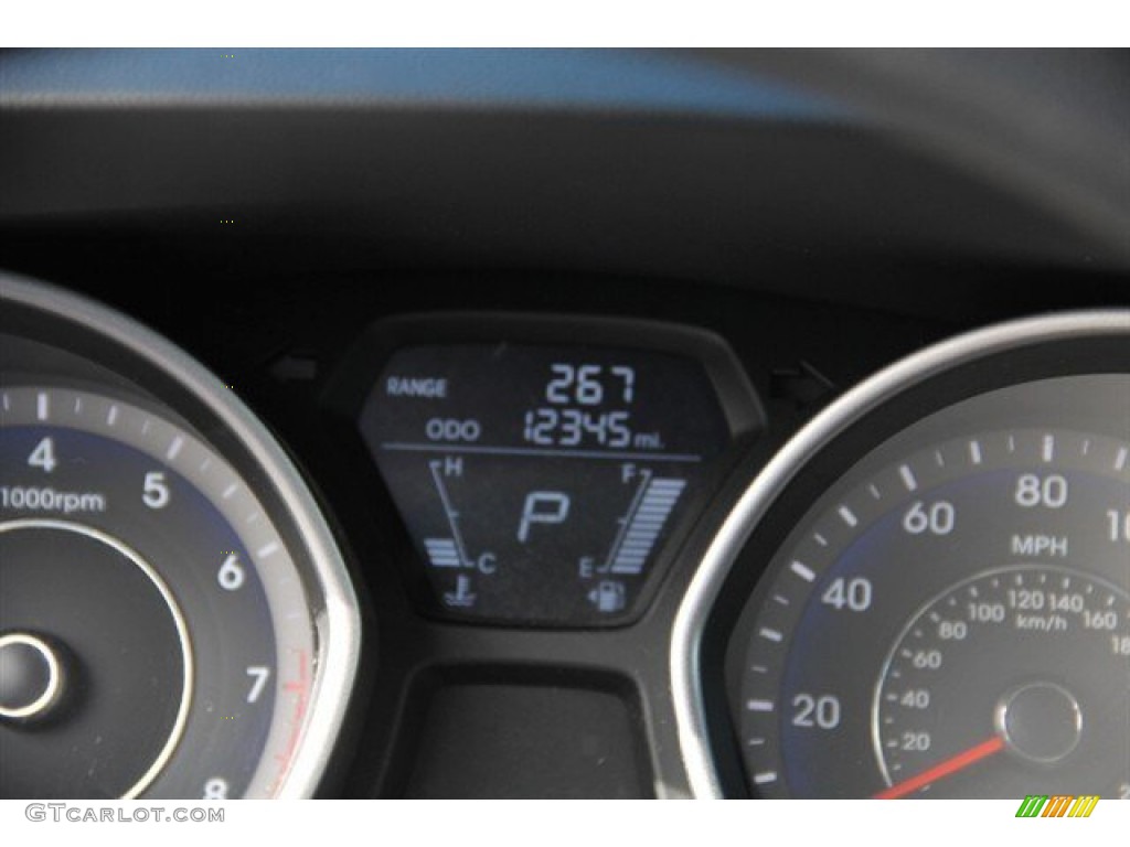 2012 Elantra GLS - Silver / Gray photo #16