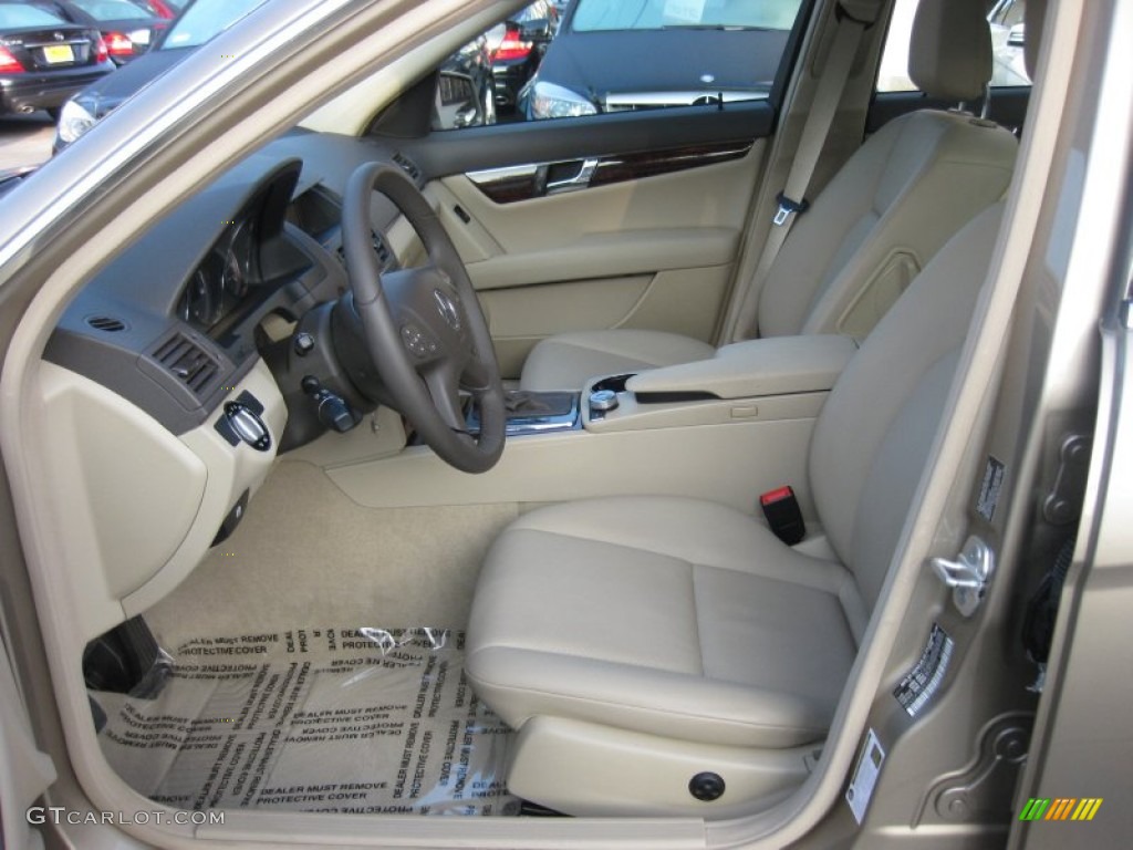 Almond/Mocha Interior 2010 Mercedes-Benz C 300 Luxury Photo #73090983