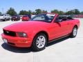 2007 Torch Red Ford Mustang V6 Deluxe Convertible  photo #10