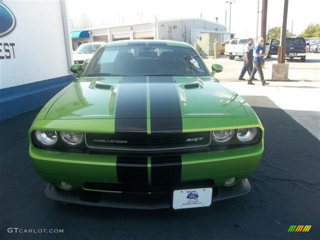 2011 Challenger SRT8 392 - Green with Envy / Dark Slate Gray photo #3