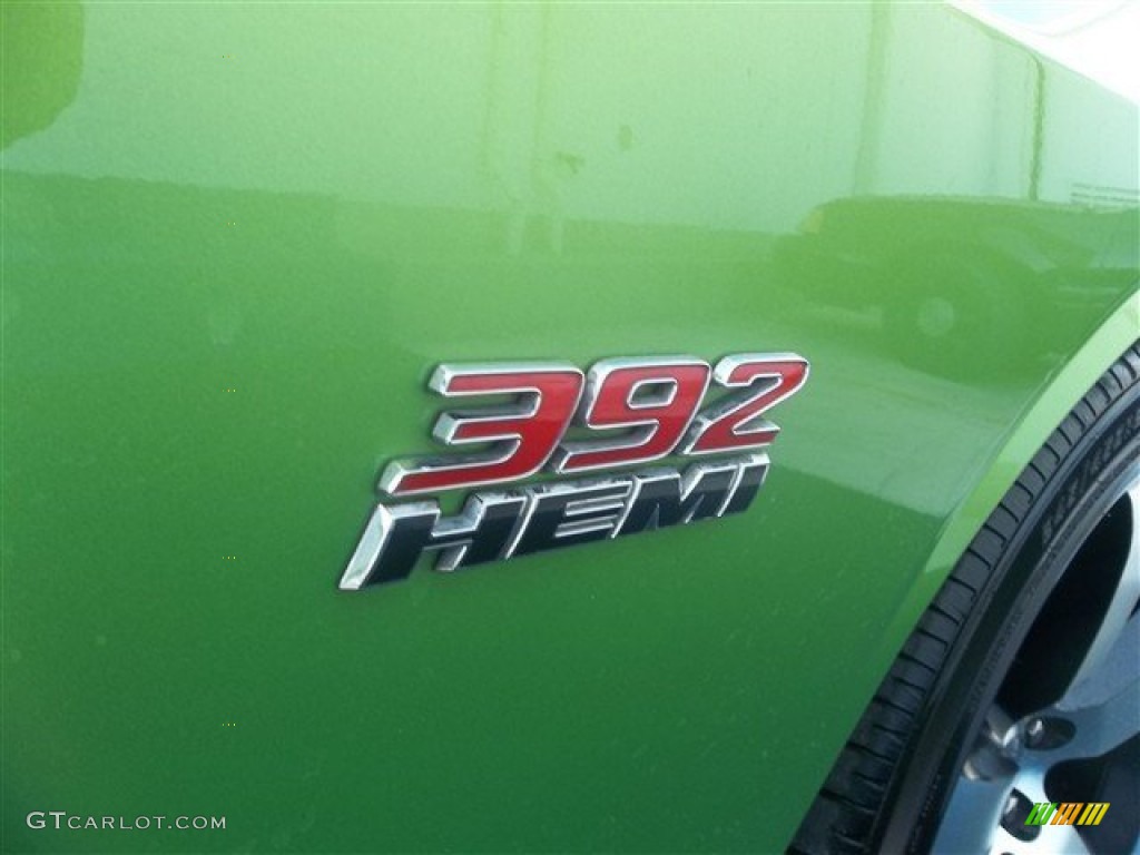 2011 Challenger SRT8 392 - Green with Envy / Dark Slate Gray photo #5