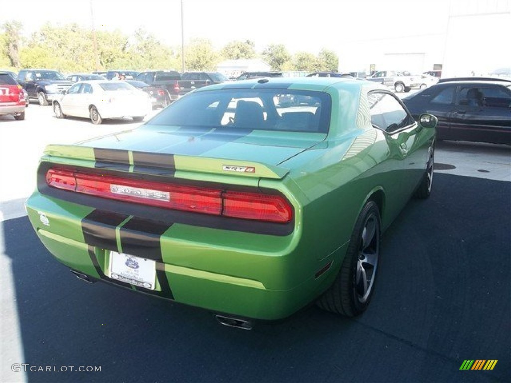 2011 Challenger SRT8 392 - Green with Envy / Dark Slate Gray photo #7