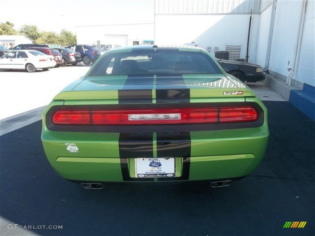 2011 Challenger SRT8 392 - Green with Envy / Dark Slate Gray photo #8