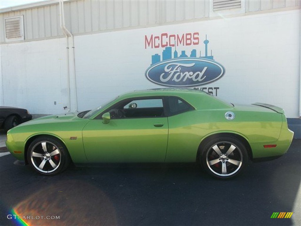 2011 Challenger SRT8 392 - Green with Envy / Dark Slate Gray photo #11