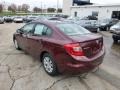 Crimson Pearl - Civic LX Sedan Photo No. 2