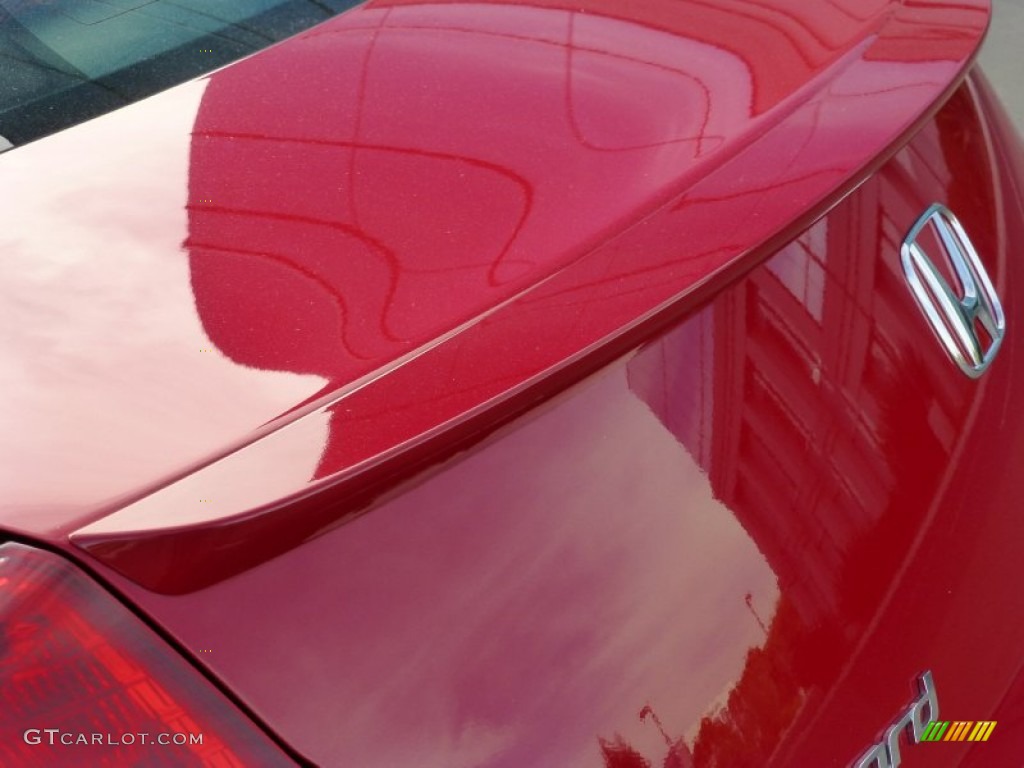 2011 Accord EX-L V6 Coupe - San Marino Red / Black photo #12