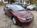 Crimson Pearl - Civic LX Sedan Photo No. 6