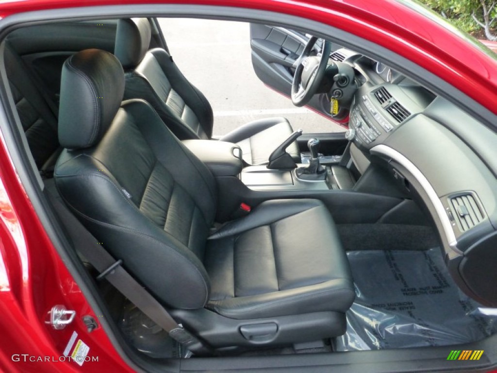 2011 Accord EX-L V6 Coupe - San Marino Red / Black photo #20
