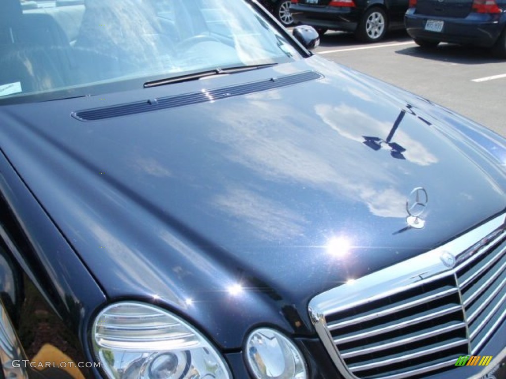 2007 E 350 4Matic Sedan - Capri Blue Metallic / Cashmere photo #4