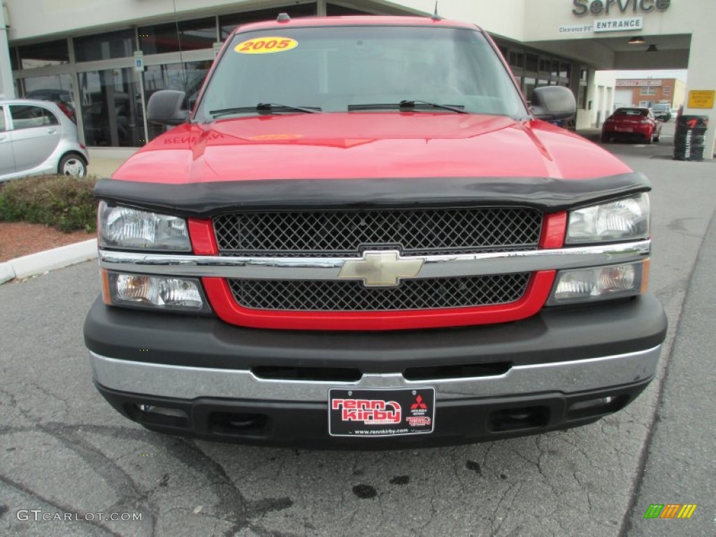 2005 Silverado 1500 Z71 Extended Cab 4x4 - Victory Red / Dark Charcoal photo #8
