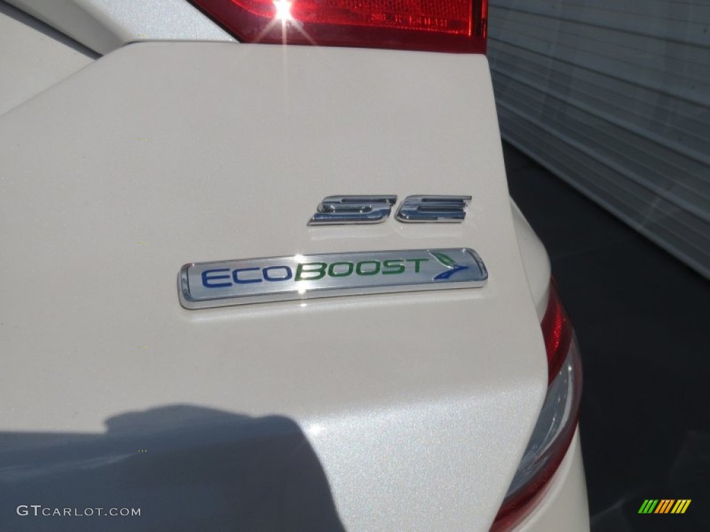 2013 Fusion SE 1.6 EcoBoost - White Platinum Metallic Tri-coat / Charcoal Black photo #14