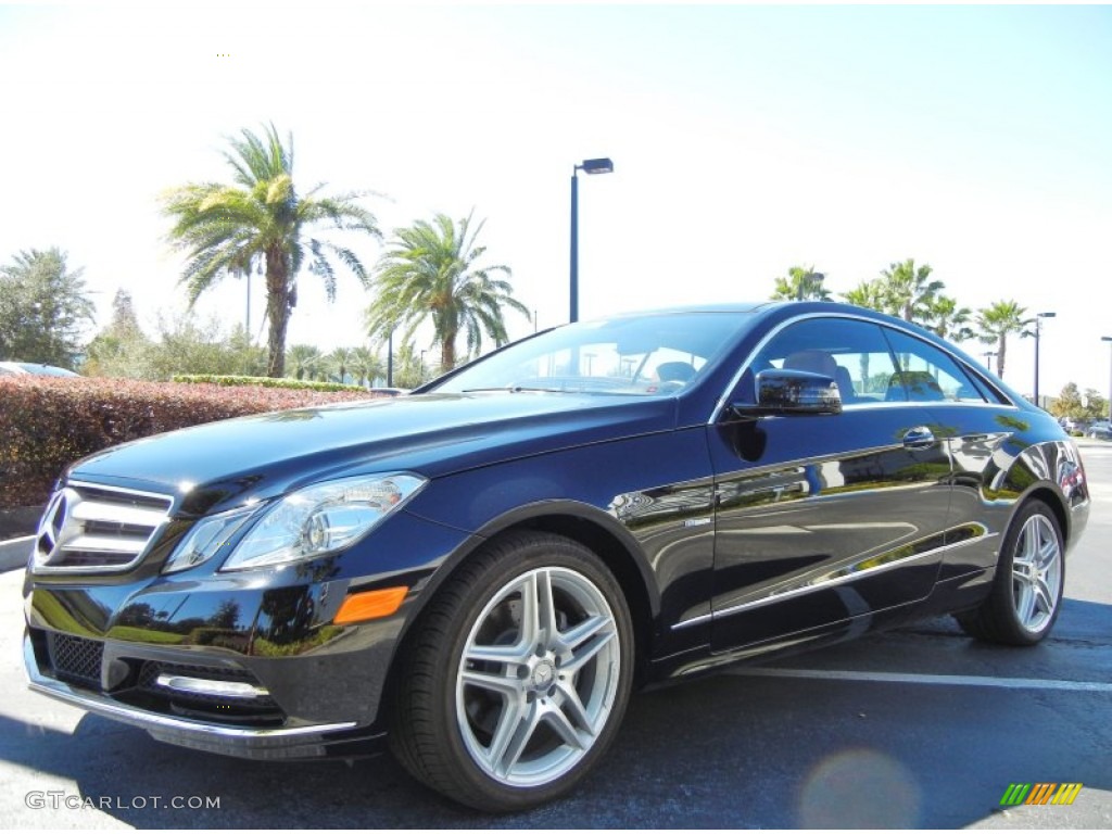 Black 2012 Mercedes-Benz E 350 Coupe Exterior Photo #73093359