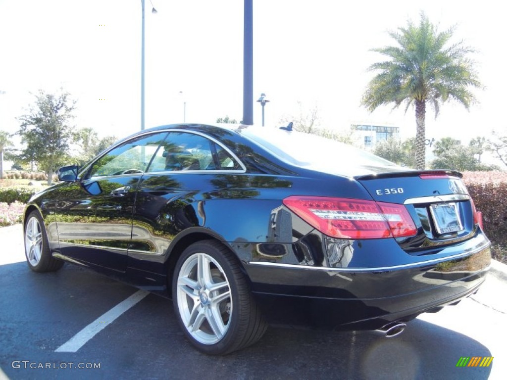 Black 2012 Mercedes-Benz E 350 Coupe Exterior Photo #73093410