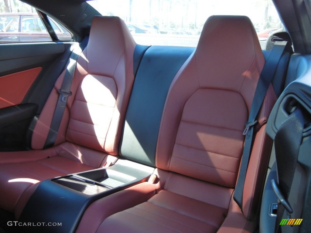 Red/Black Interior 2012 Mercedes-Benz E 350 Coupe Photo #73093607