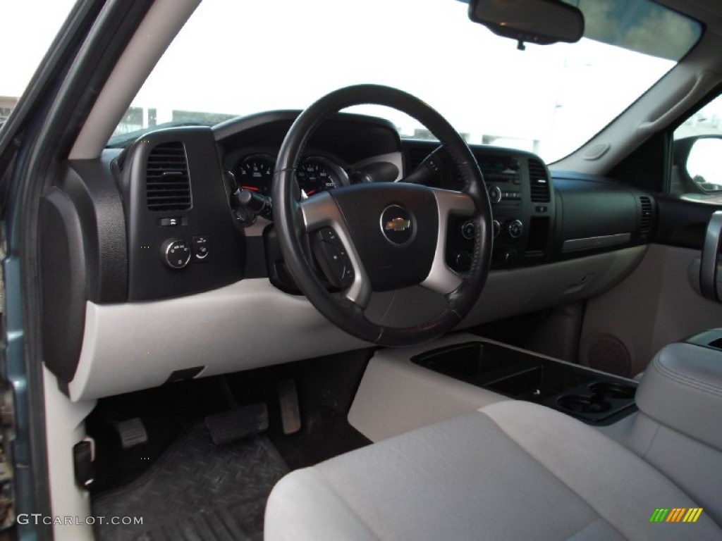 2009 Silverado 1500 LT Crew Cab 4x4 - Blue Granite Metallic / Light Titanium photo #11