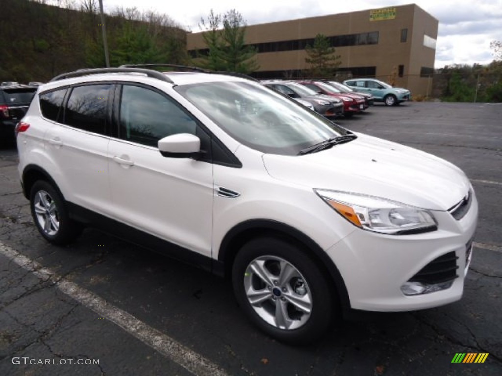 White Platinum Metallic Tri-Coat Ford Escape