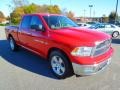 2011 Flame Red Dodge Ram 1500 Big Horn Quad Cab  photo #2