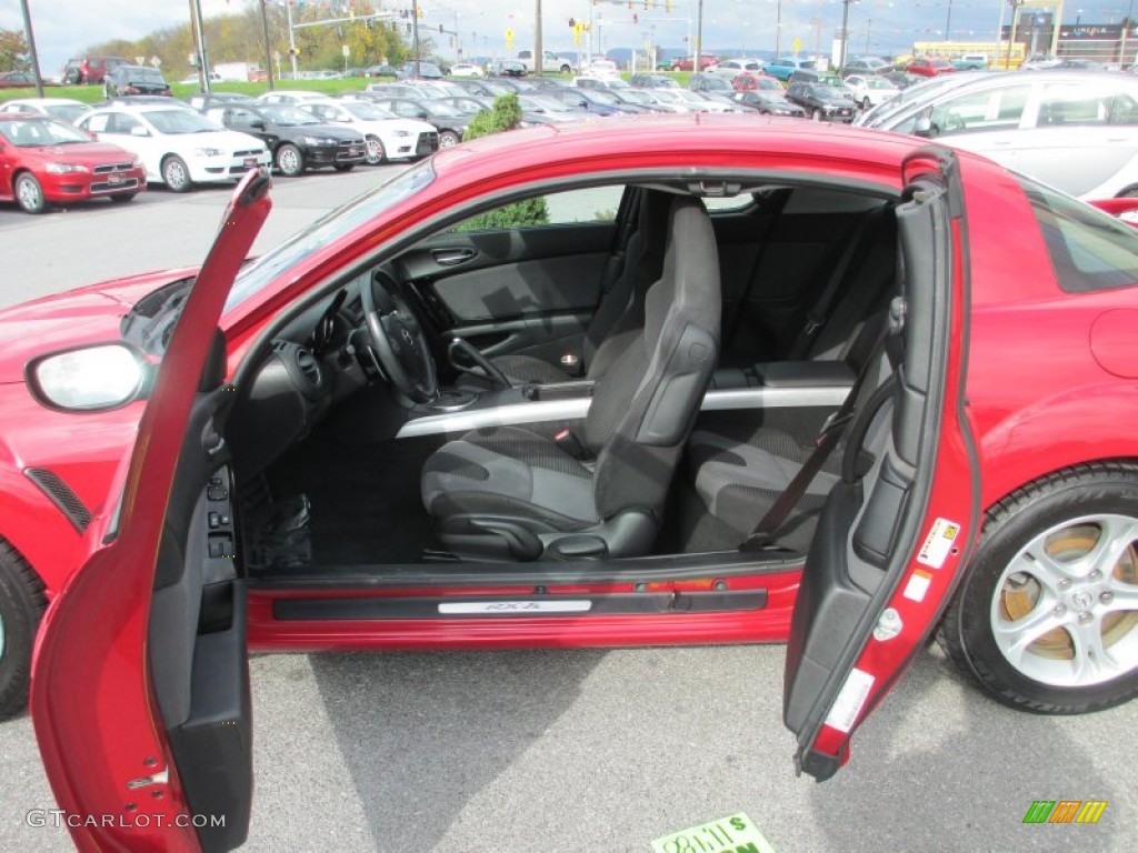 Black Interior 2006 Mazda RX-8 Standard RX-8 Model Photo #73094442