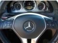2012 Mercedes-Benz E Natural Beige/Black Interior Steering Wheel Photo