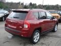Deep Cherry Red Crystal Pearl 2013 Jeep Compass Latitude 4x4 Exterior