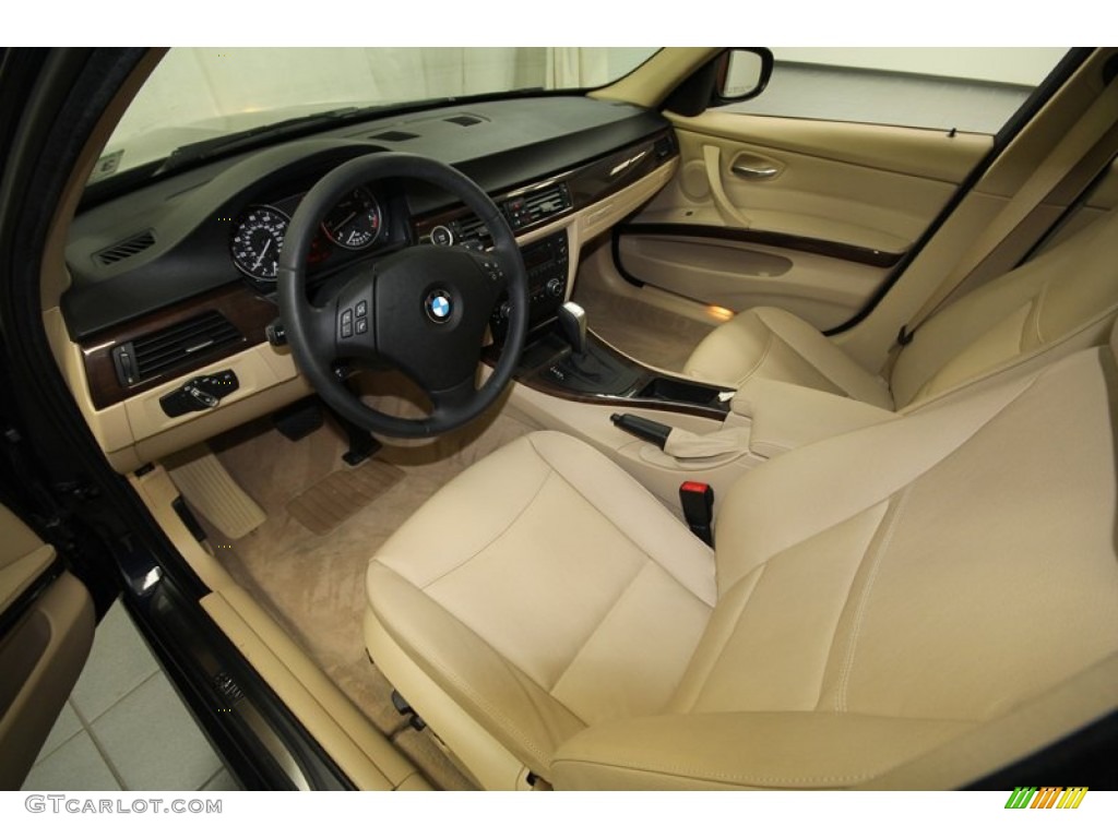 2010 3 Series 328i Sedan - Monaco Blue Metallic / Beige photo #13