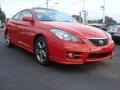 2007 Absolutely Red Toyota Solara Sport V6 Coupe  photo #1