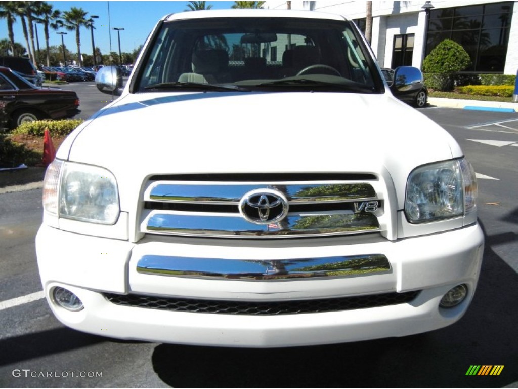 2006 Tundra SR5 Double Cab - Natural White / Taupe photo #2