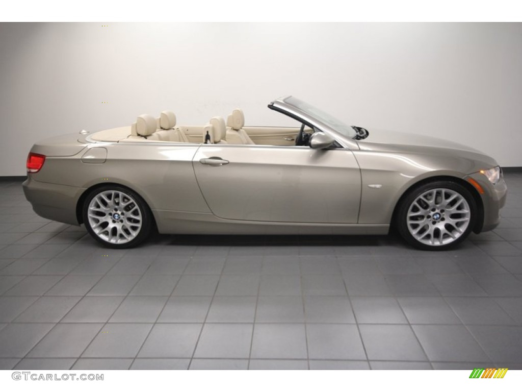 2009 3 Series 328i Convertible - Platinum Bronze Metallic / Cream Beige Dakota Leather photo #7