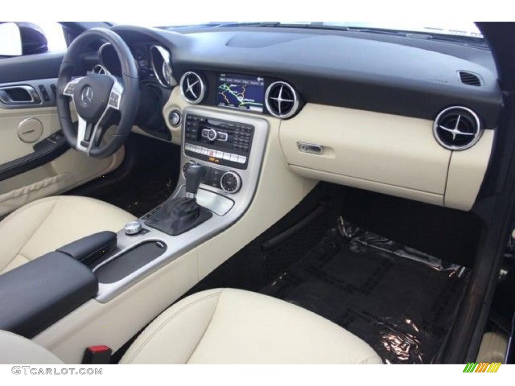 2012 Mercedes-Benz SLK 350 Roadster Sahara Beige Dashboard Photo #73097280