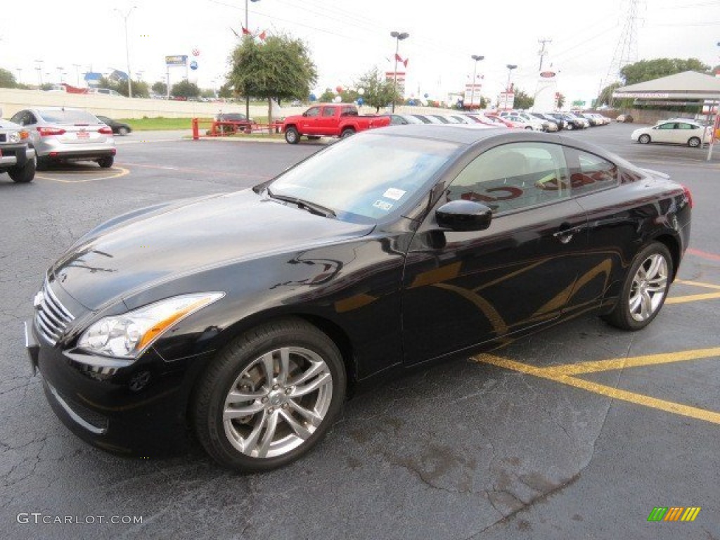 2009 G 37 x Coupe - Black Obsidian / Graphite photo #3