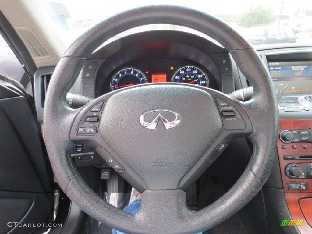 2009 G 37 x Coupe - Black Obsidian / Graphite photo #17