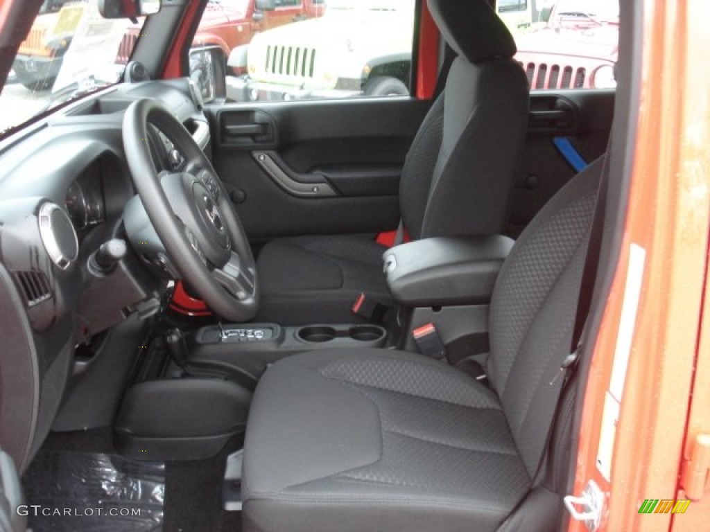 2013 Wrangler Unlimited Sport 4x4 - Rock Lobster Red / Black photo #11