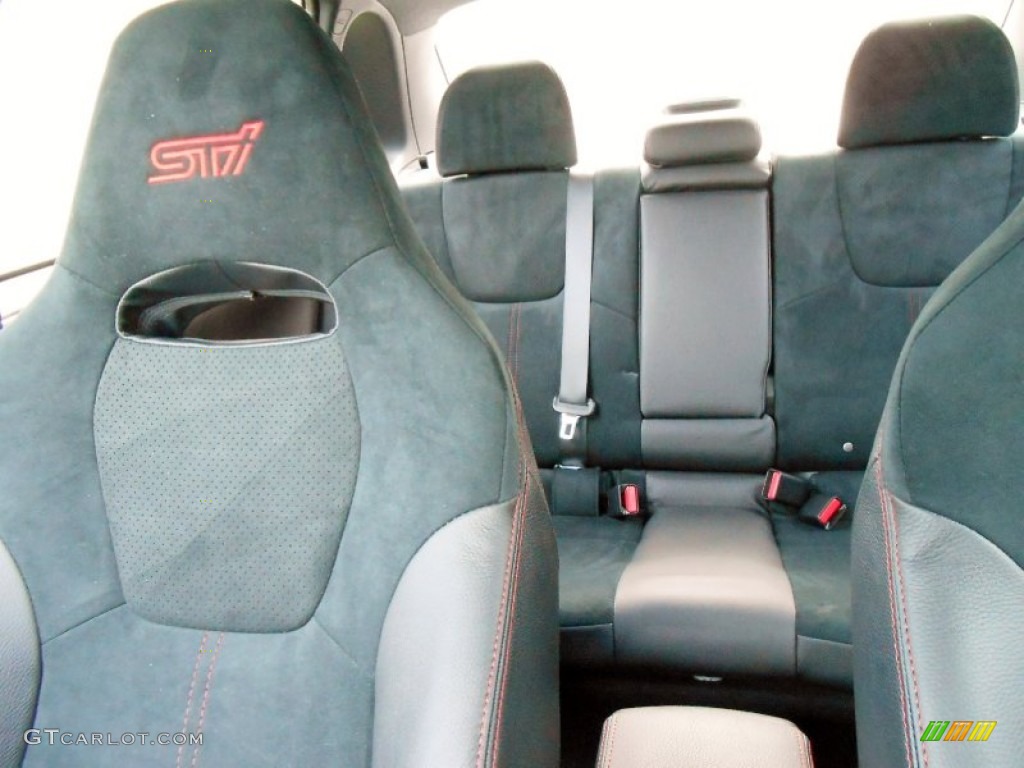 STi Black Alcantara/Carbon Black Interior 2013 Subaru Impreza WRX STi 4 Door Photo #73098783