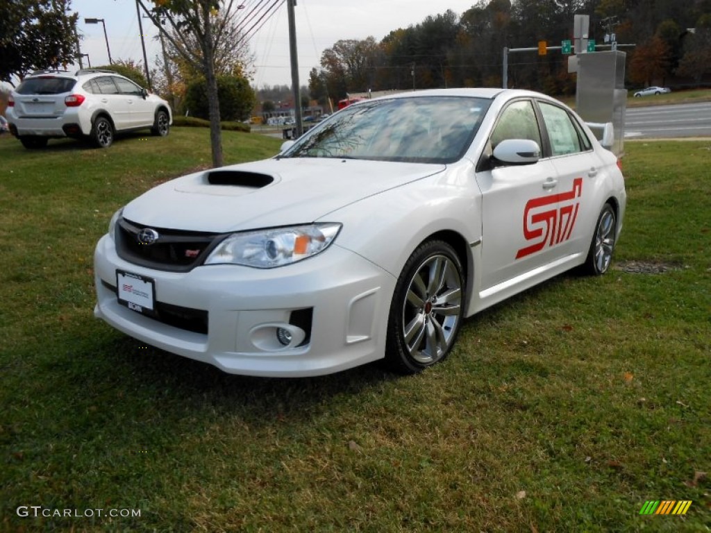 Satin White Pearl 2013 Subaru Impreza WRX STi 4 Door Exterior Photo #73098897