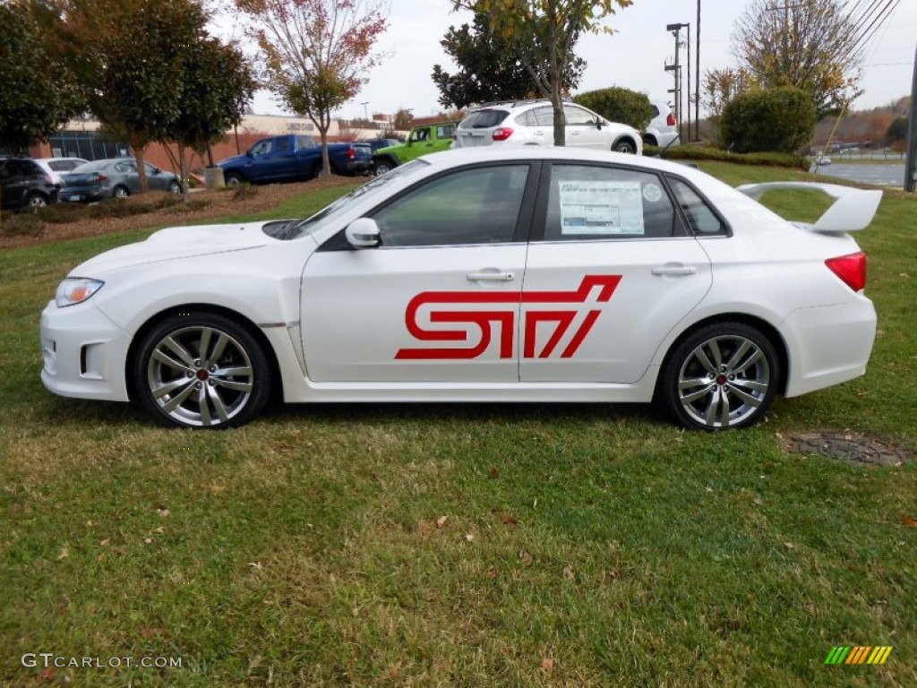 Satin White Pearl 2013 Subaru Impreza WRX STi 4 Door Exterior Photo #73098919