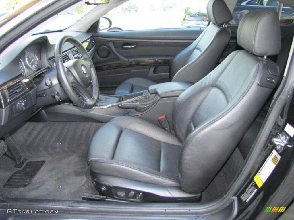 Black Interior 2008 BMW 3 Series 328i Coupe Photo #73098966