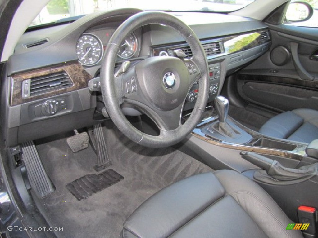Black Interior 2008 BMW 3 Series 328i Coupe Photo #73099344