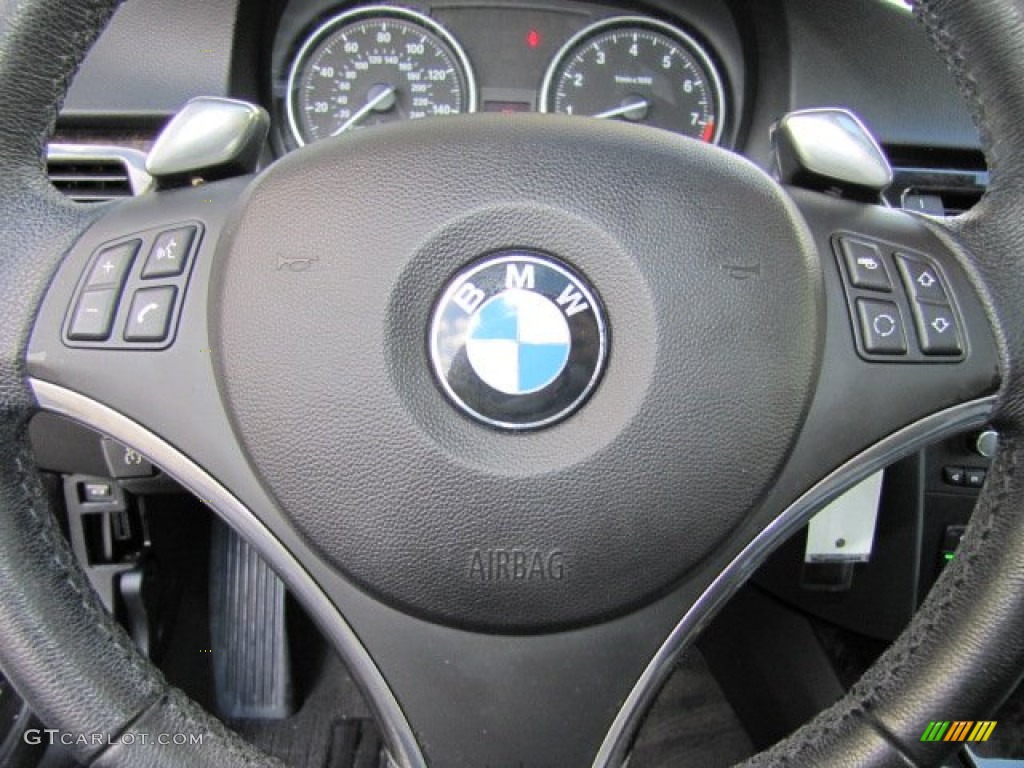 2008 3 Series 328i Coupe - Jet Black / Black photo #22