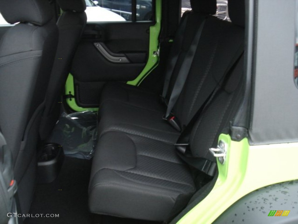 Black Interior 2013 Jeep Wrangler Unlimited Sport 4x4 Photo #73099587