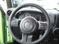 Black 2013 Jeep Wrangler Unlimited Sport 4x4 Steering Wheel