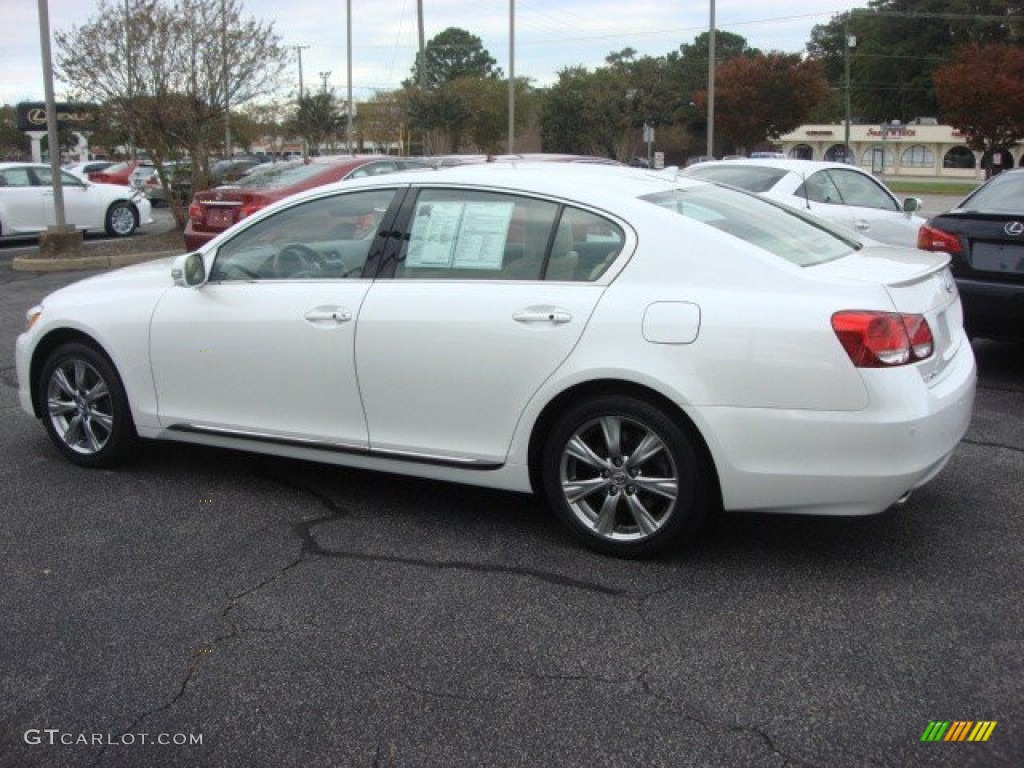 2010 GS 350 AWD - Starfire Pearl White / Parchment photo #5
