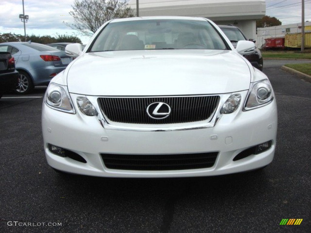 2010 GS 350 AWD - Starfire Pearl White / Parchment photo #8
