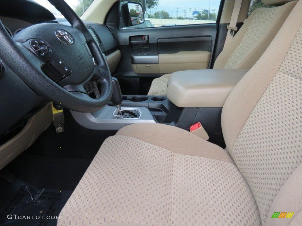 2012 Tundra Double Cab - Black / Sand Beige photo #11