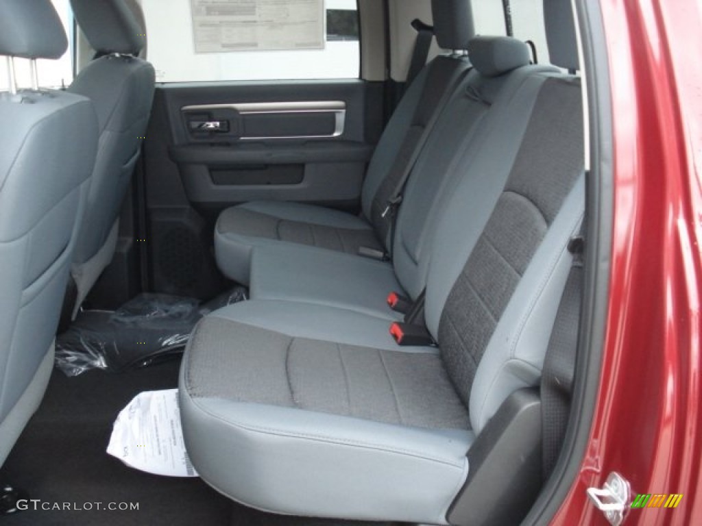 2013 Ram 1500 Big Horn Crew Cab 4x4 Rear Seat Photo #73100847