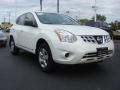 2011 Pearl White Nissan Rogue S AWD  photo #1